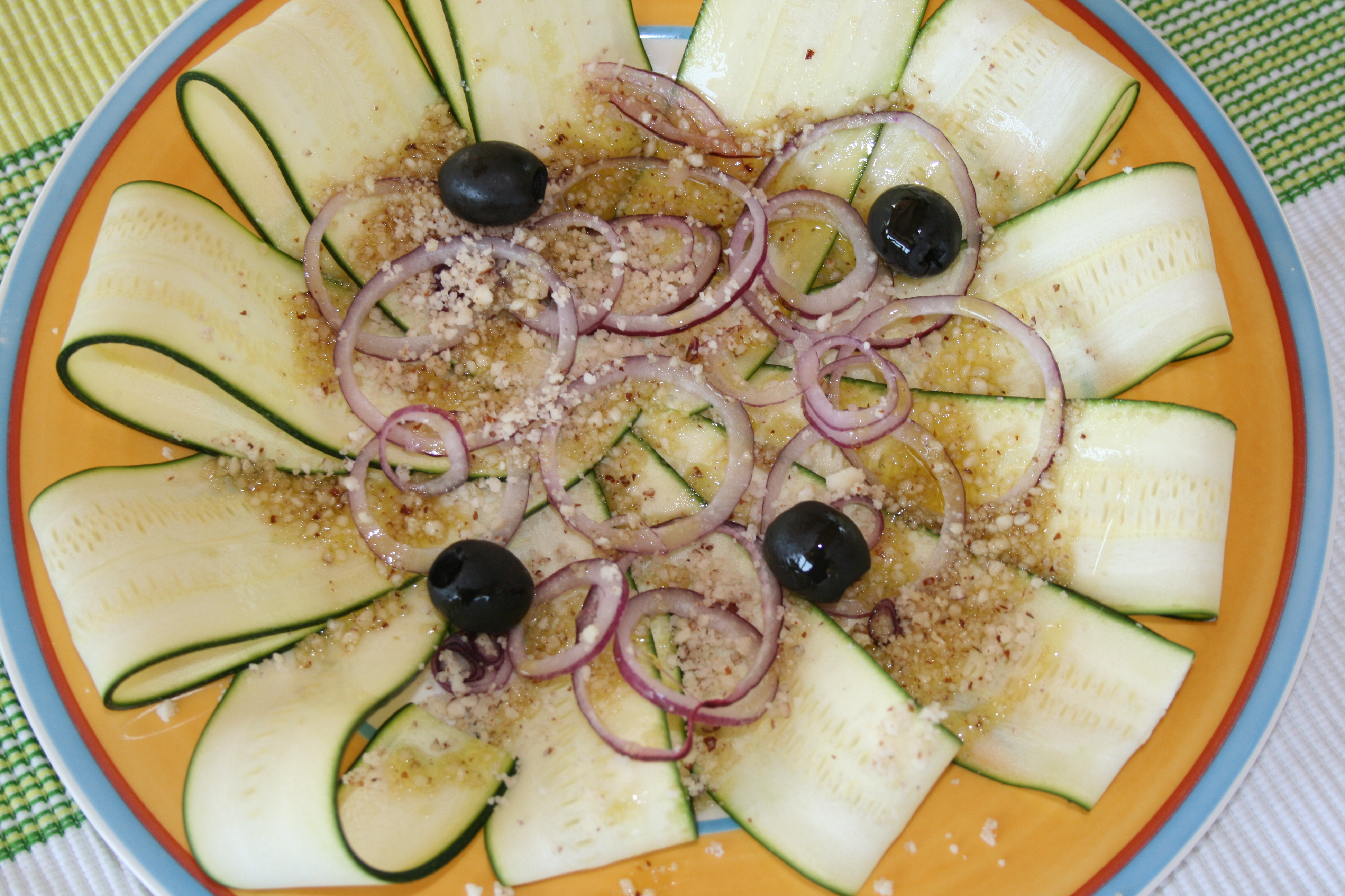 Carpaccio toscan à la courgette