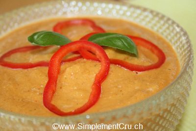 Soupe poivron curry