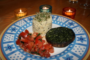 Repas cru facile et savoureux