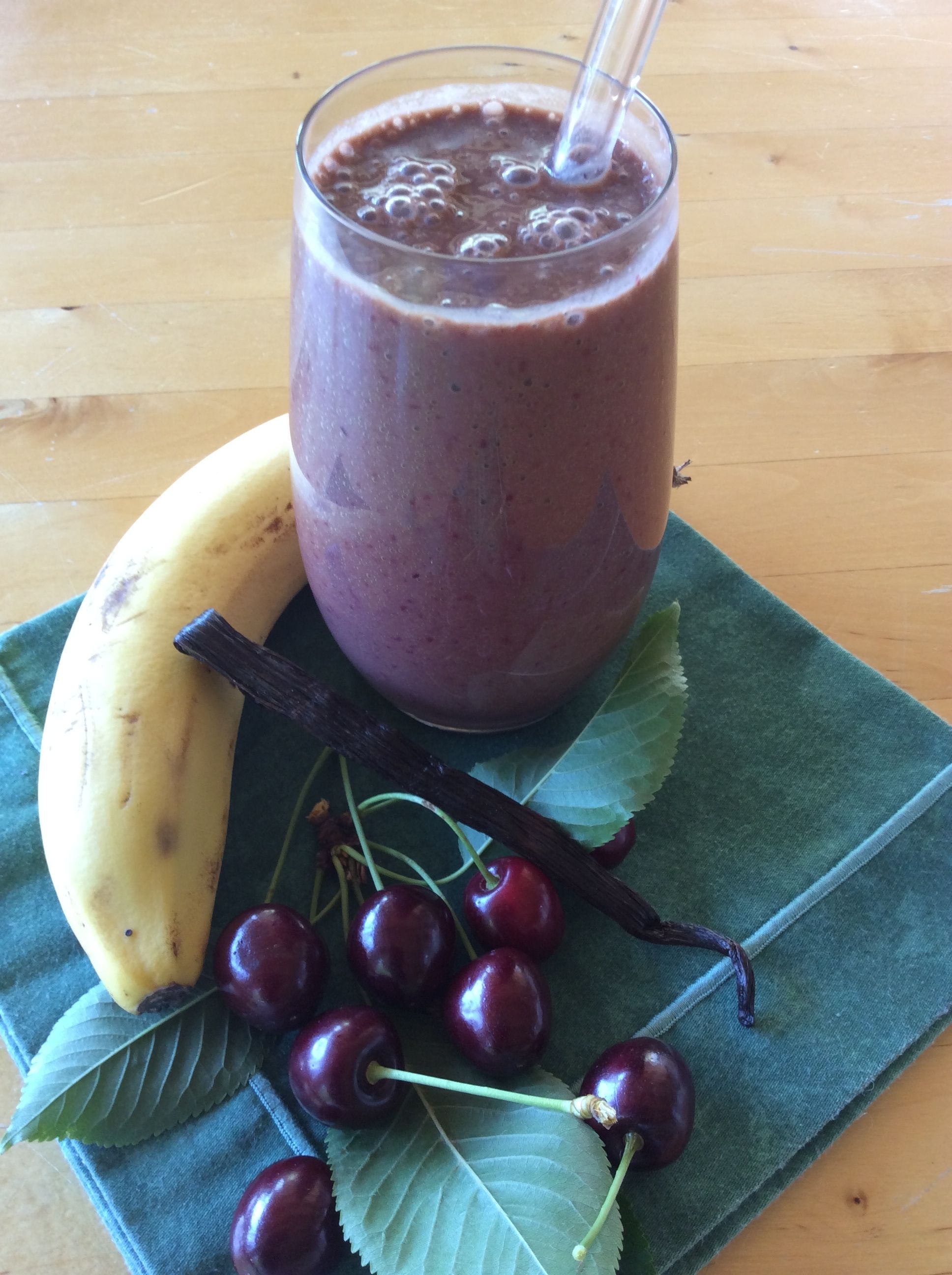 Smoothie aux cerises