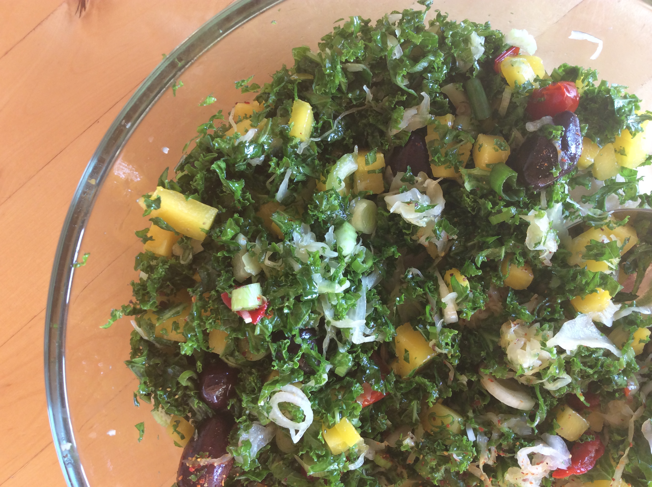 Salade aux deux choux