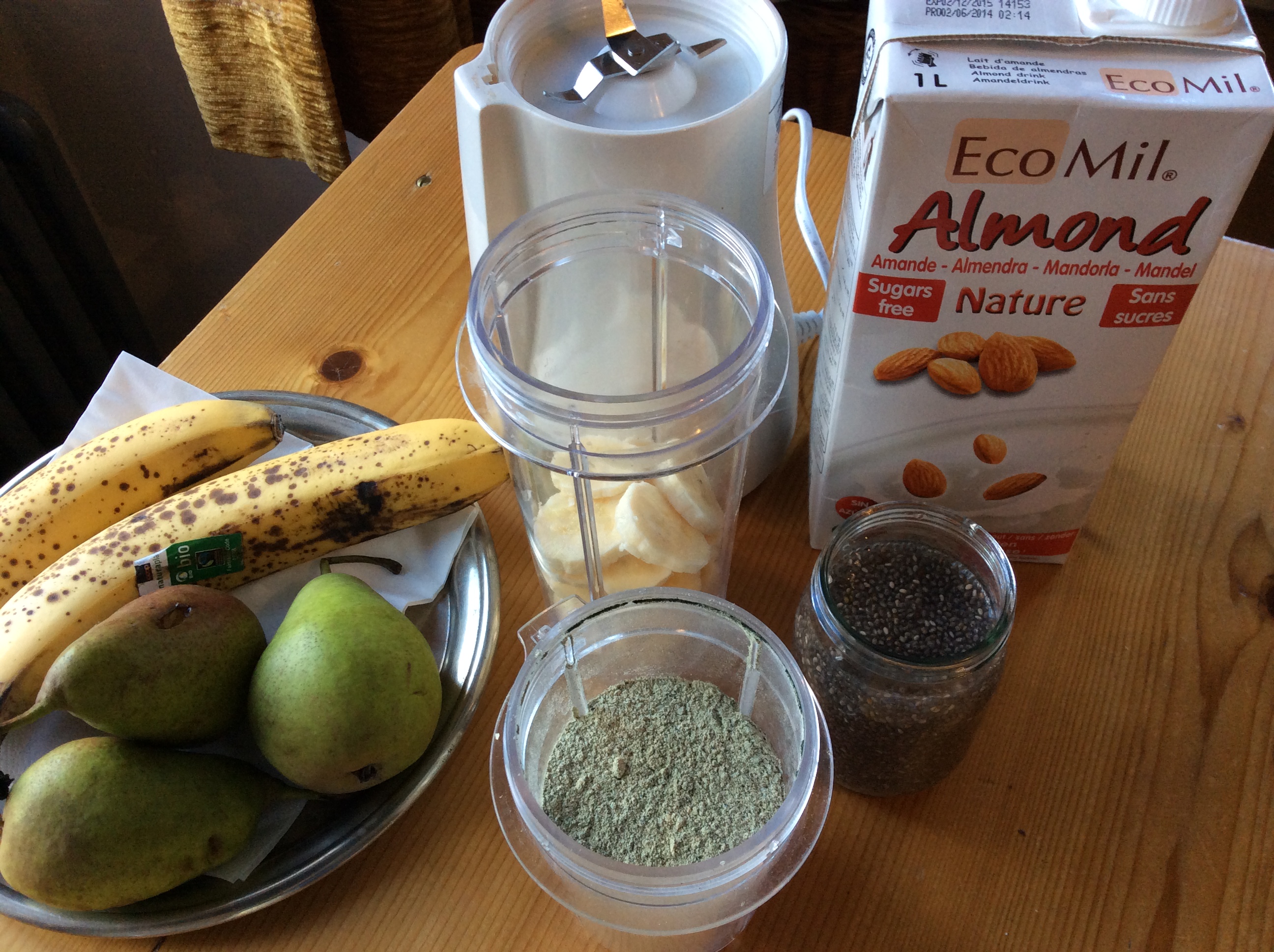 Mon super smoothie protéiné en voyage