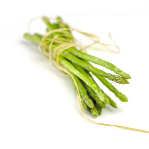 Asparagus isolated on white background