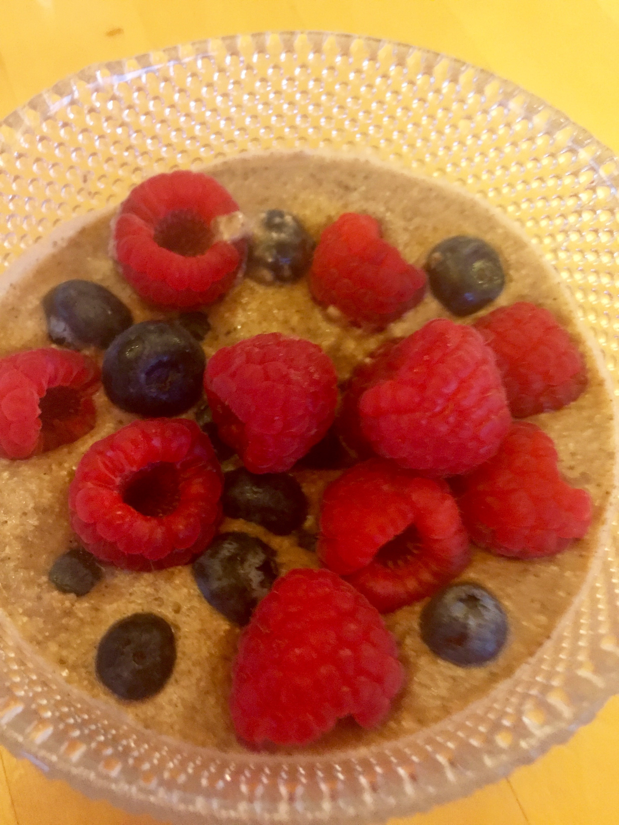 Pudding chia et coco à la caroube