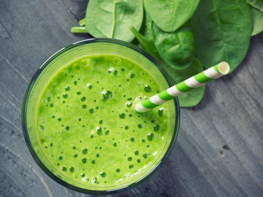 Smoothie vert au thé matcha