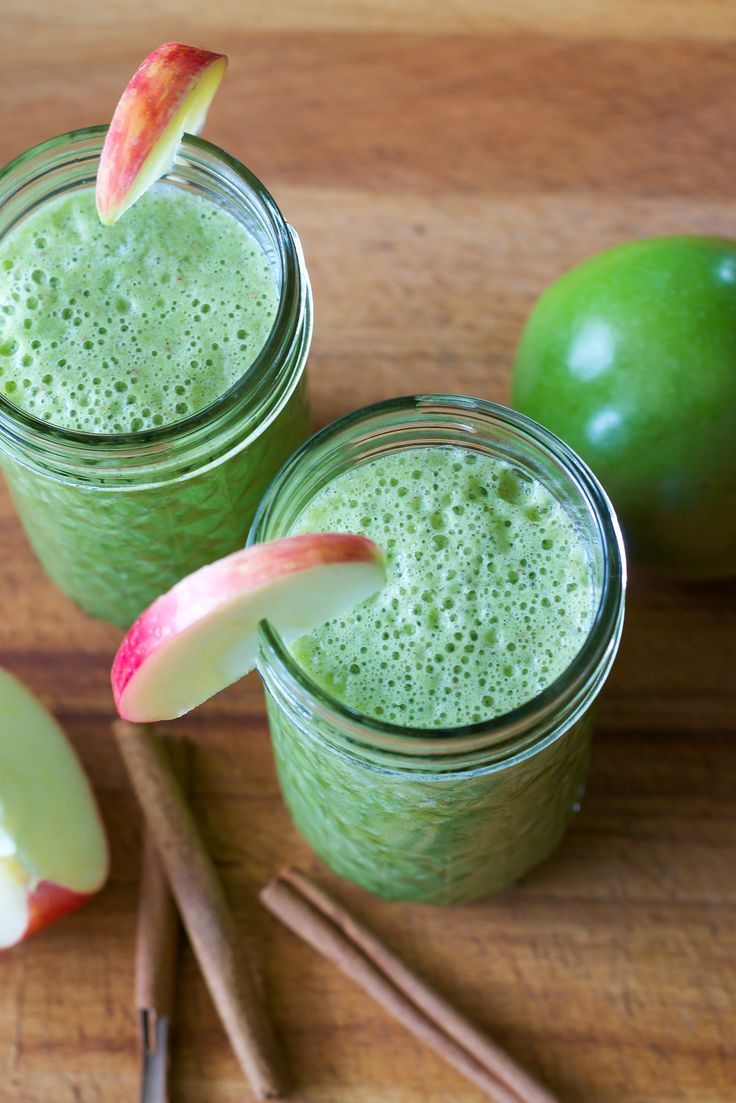 Le smoothie vert « tarte aux pommes »